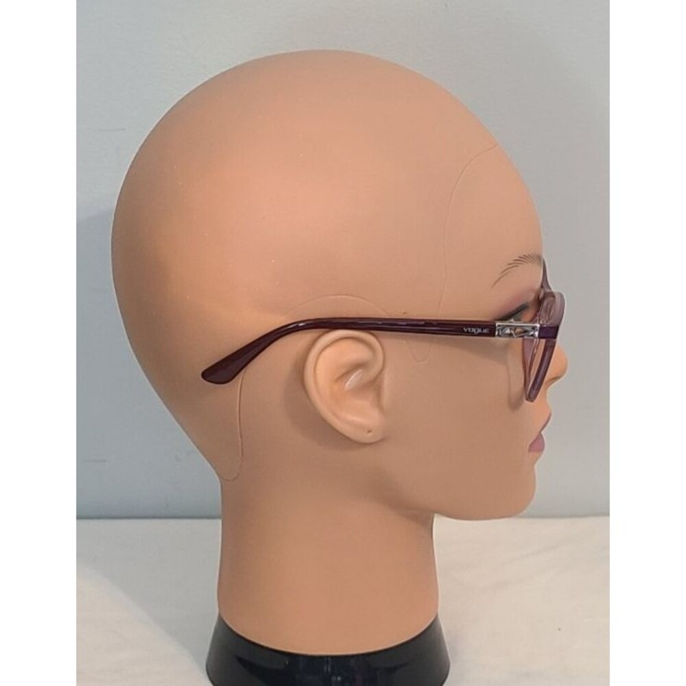 Vogue Eyeglasses Frames VO5028 2387 Plum Purple Cat Eye Full Rim 53-17-140 - Picture 4 of 11